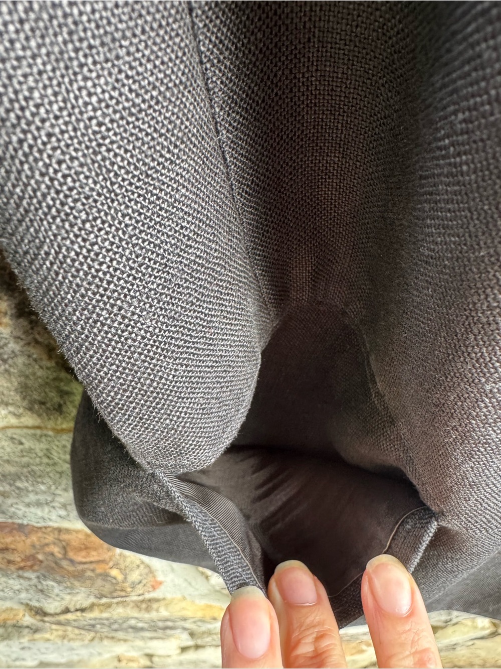 Talbots Vintage Black 100% Linen Blazer 12 Oversized Office Tailored Coastal - Picture 3 of 16